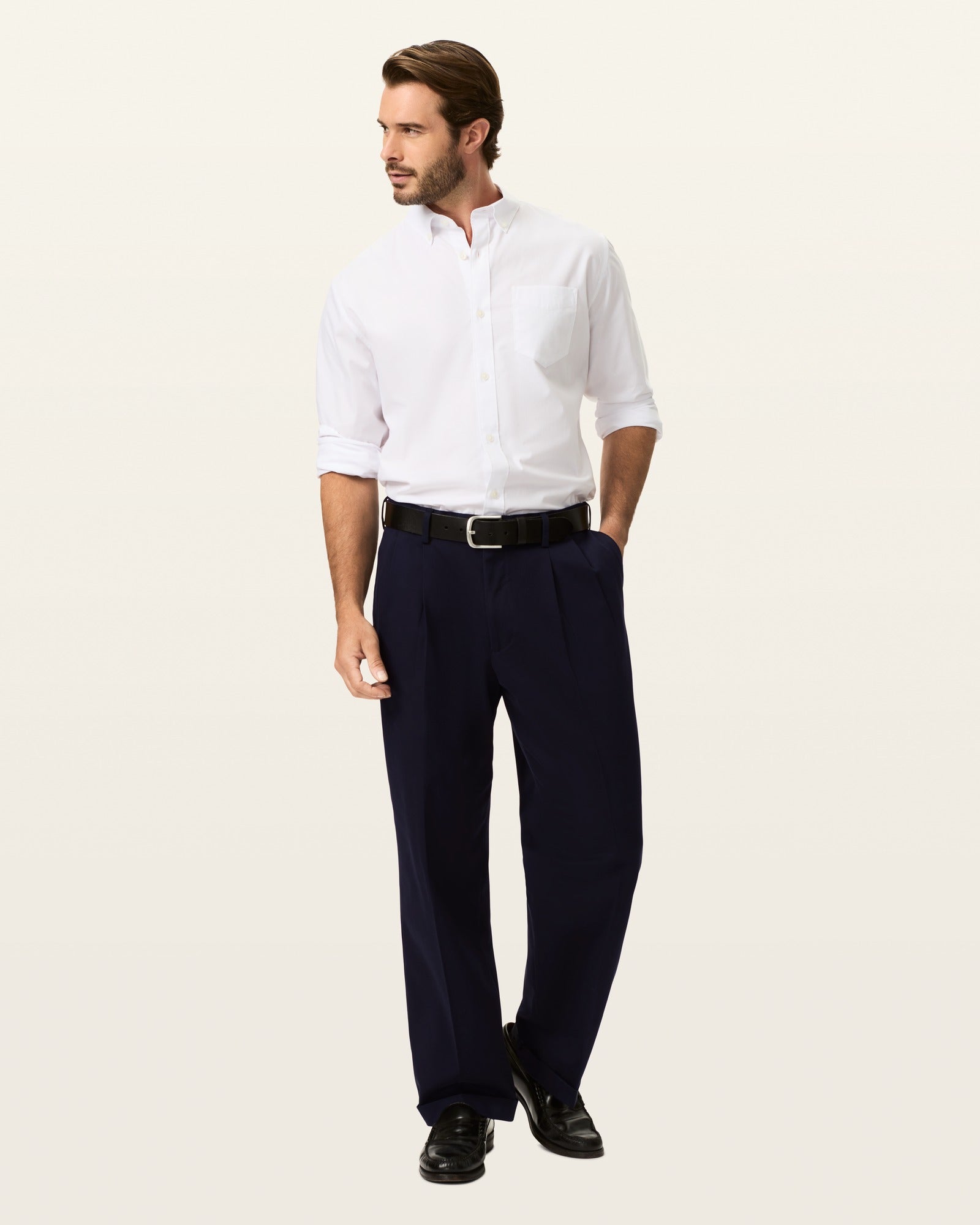 Comfort Khakis, Pleated, Relaxed Fit – Dockers™