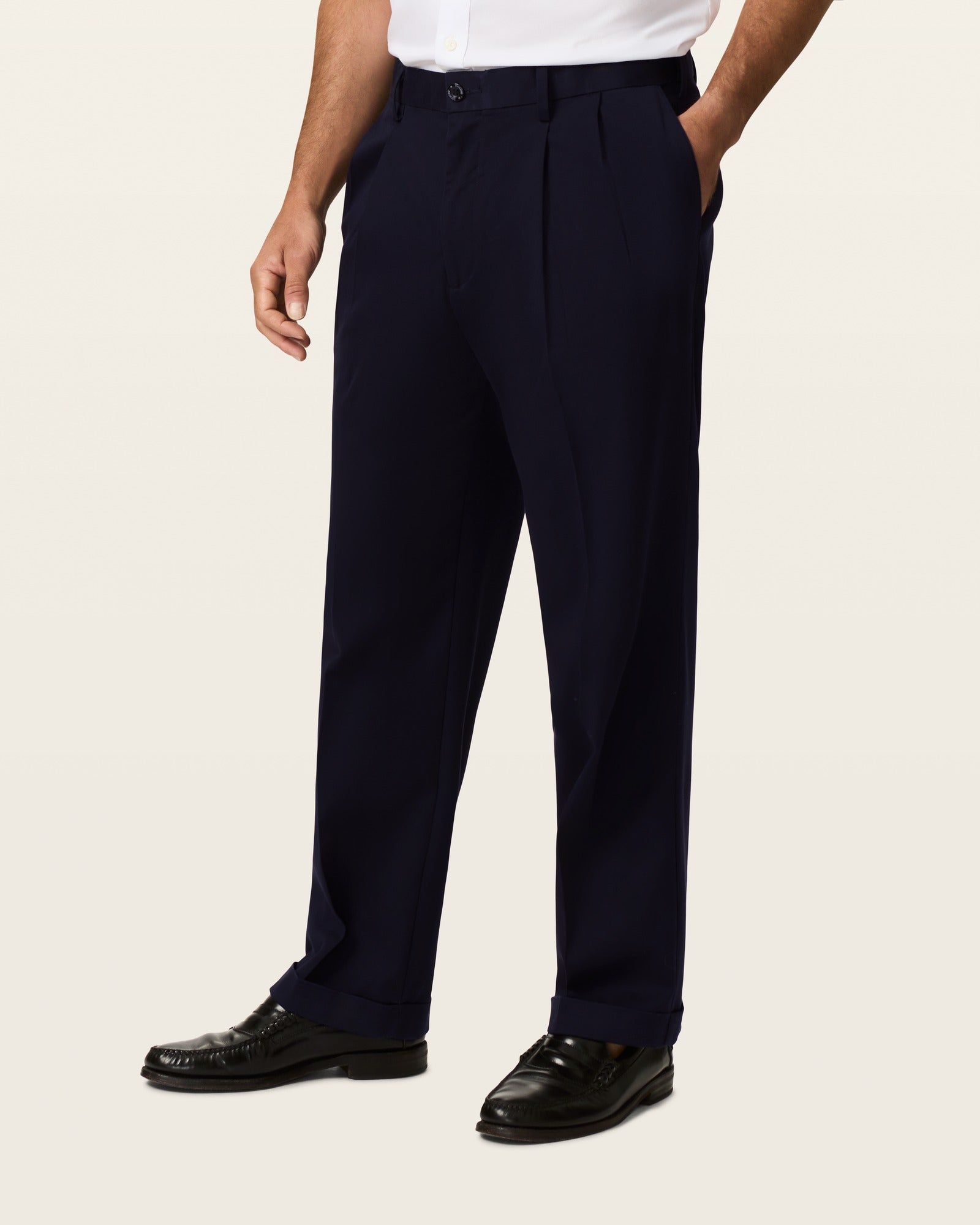 パンツ 00s DOCKERS Linen Cotton Two Tuck Slacks Comfort Khakis, Pleated, Relaxed Fit – Dockers™