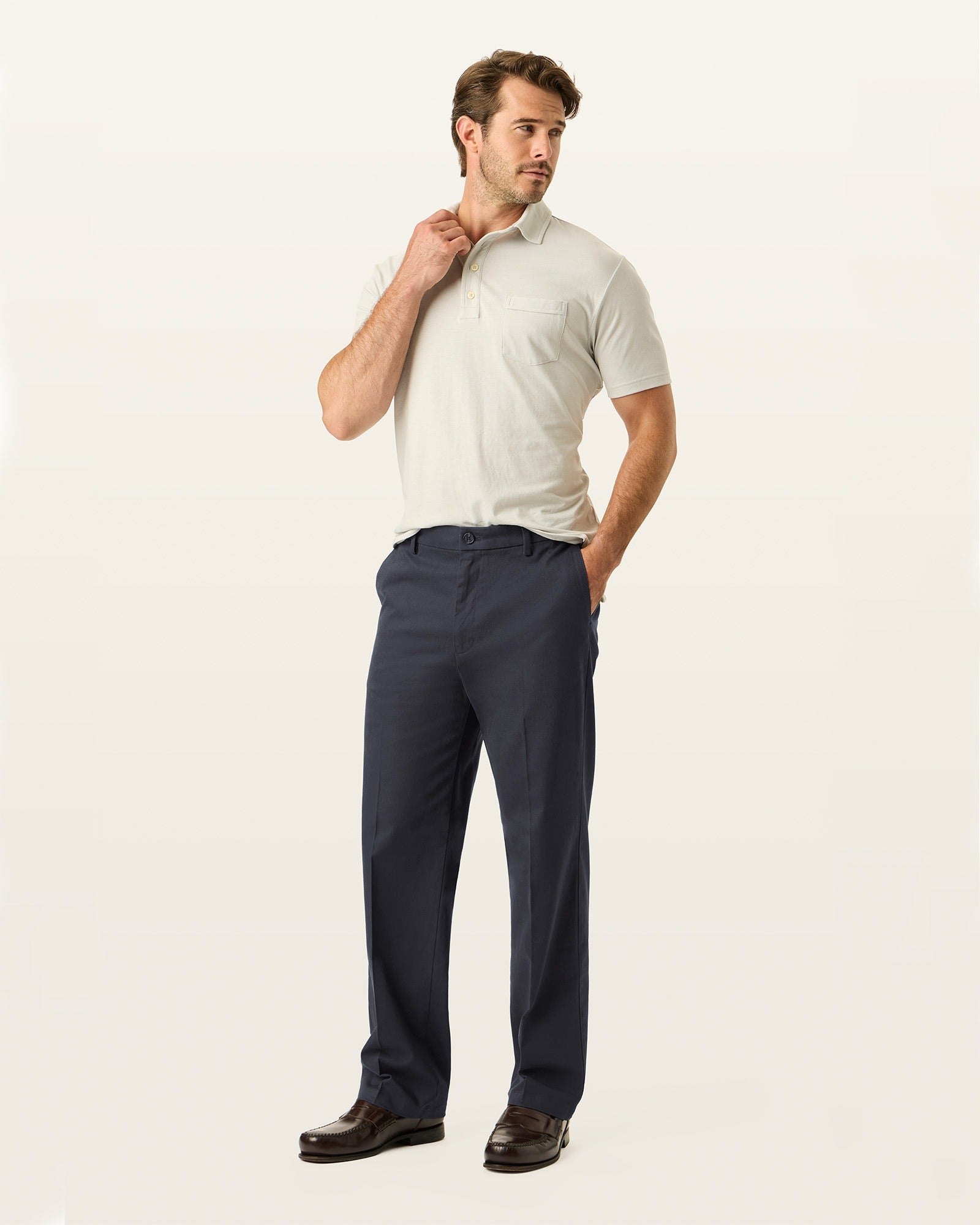Signature Iron Free Khakis, Relaxed Fit with Stain Defender