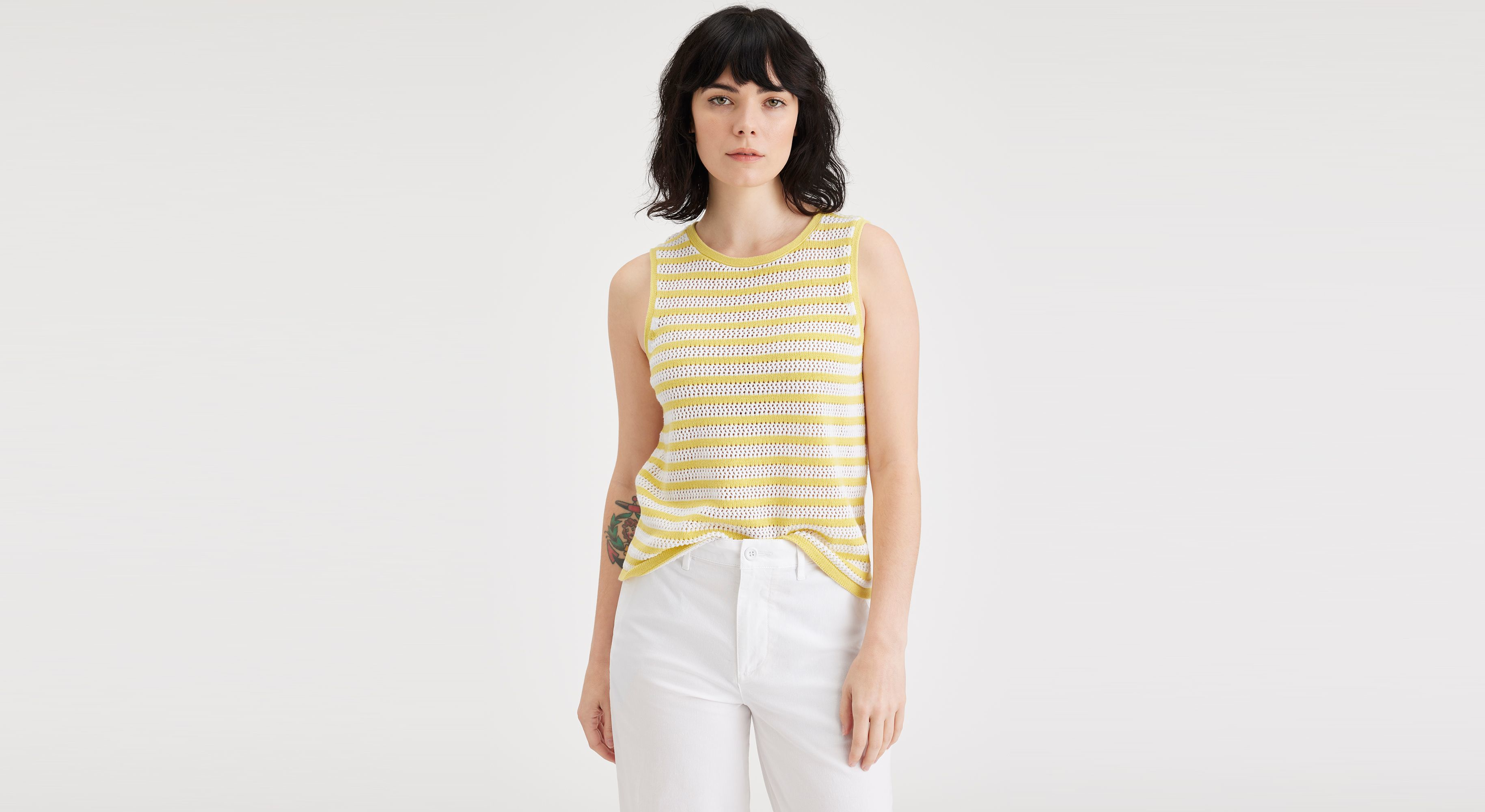 Yellow 2025 sweater tank