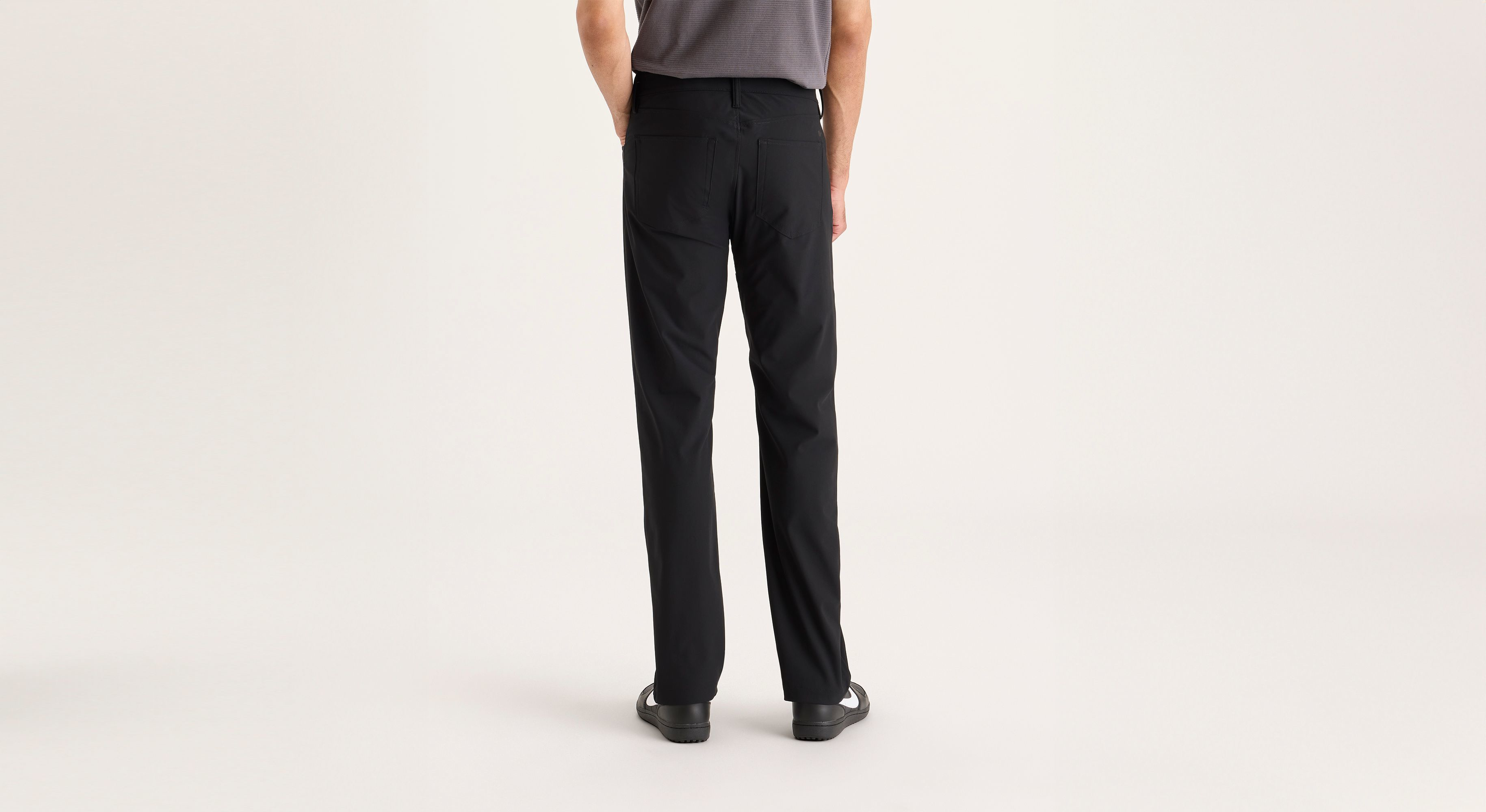 Black Pants Best Shoes To Wear With Dockers Go Airweave 5-Pocket