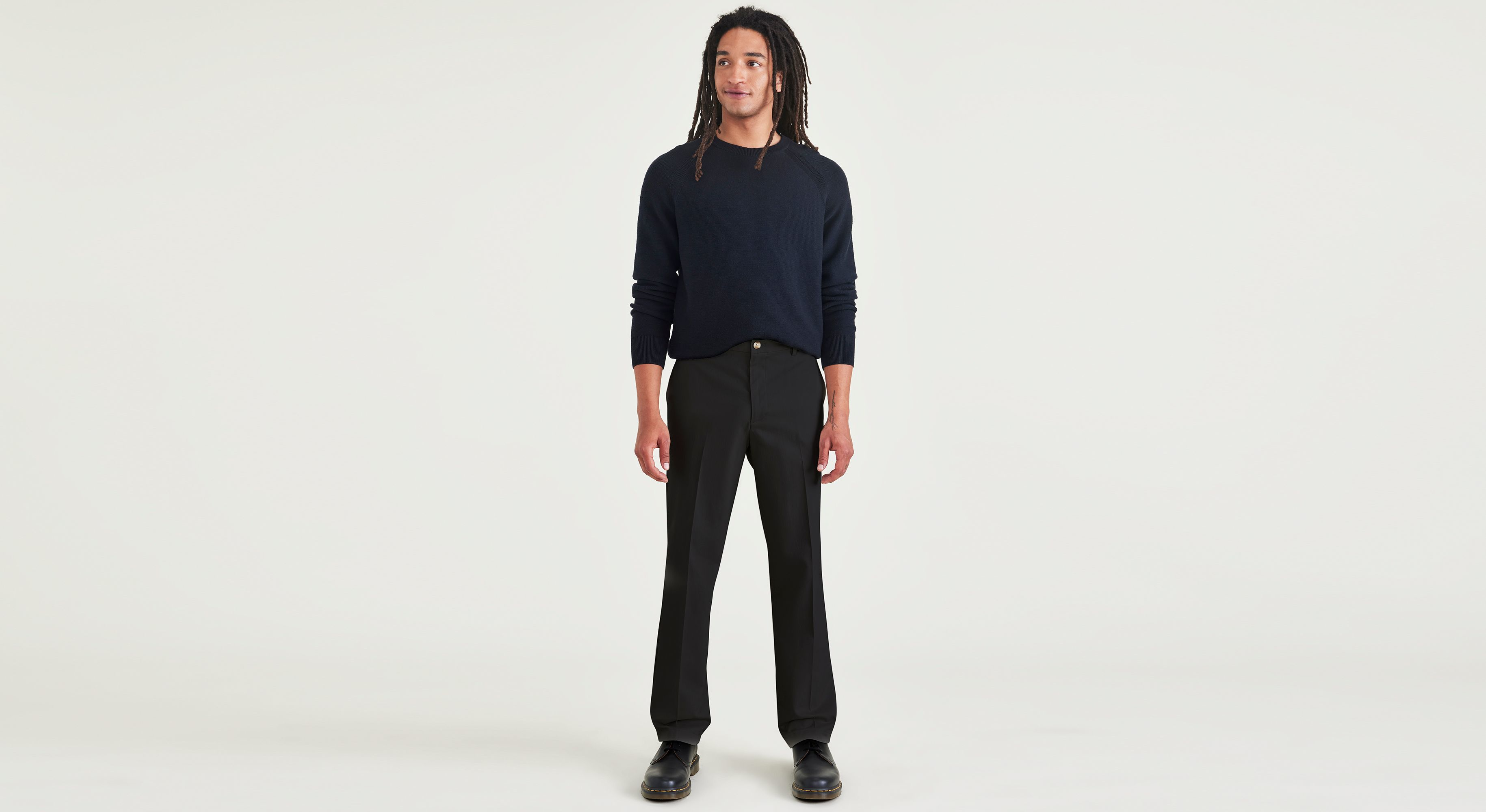 Dockers wrinkle free khaki classic fit discount