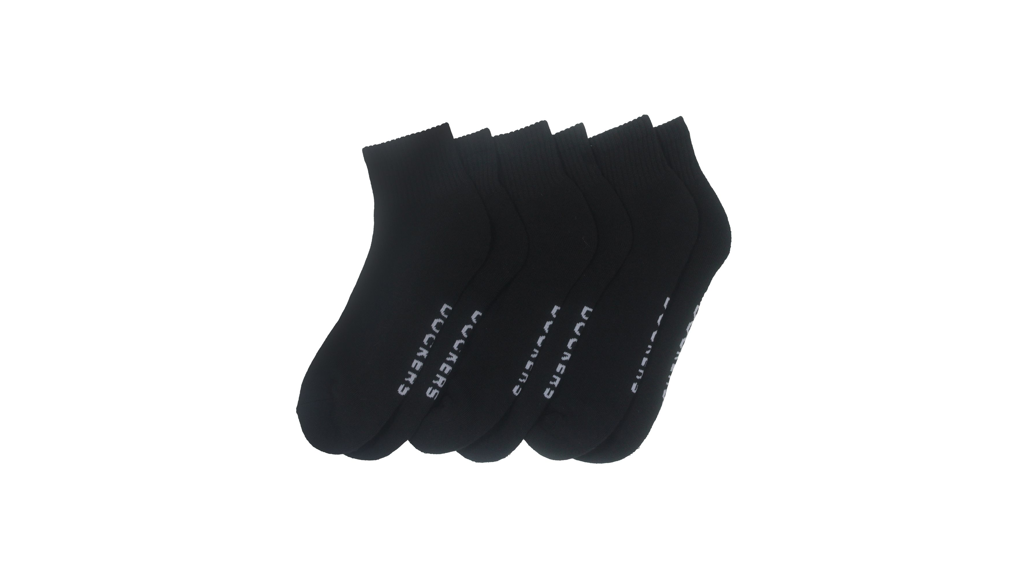 1/2 Cushion Quarter Socks, 3 Pack