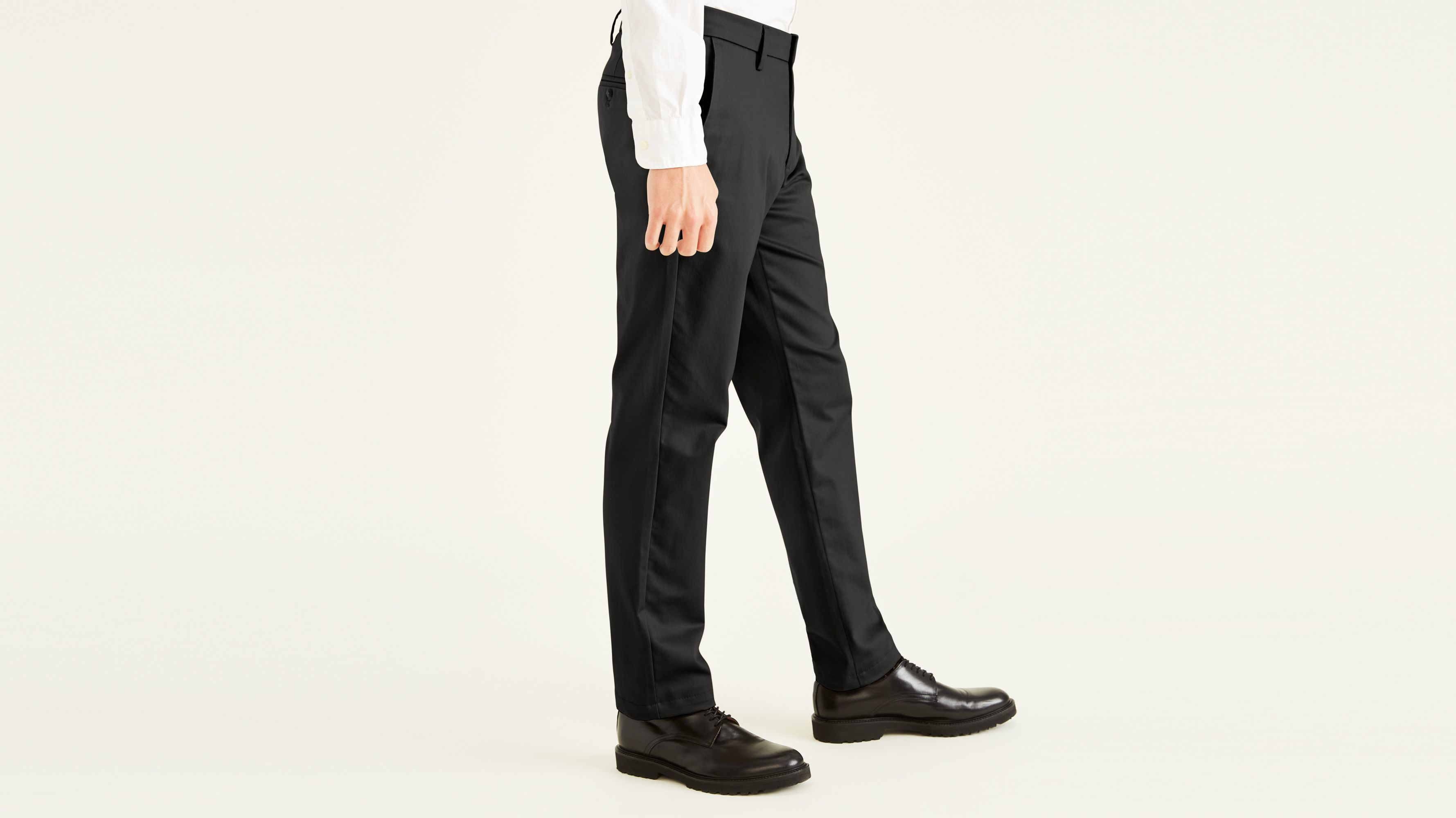 Dockers Solid Black Dress Pants Size 12 (Petite) - 67% off