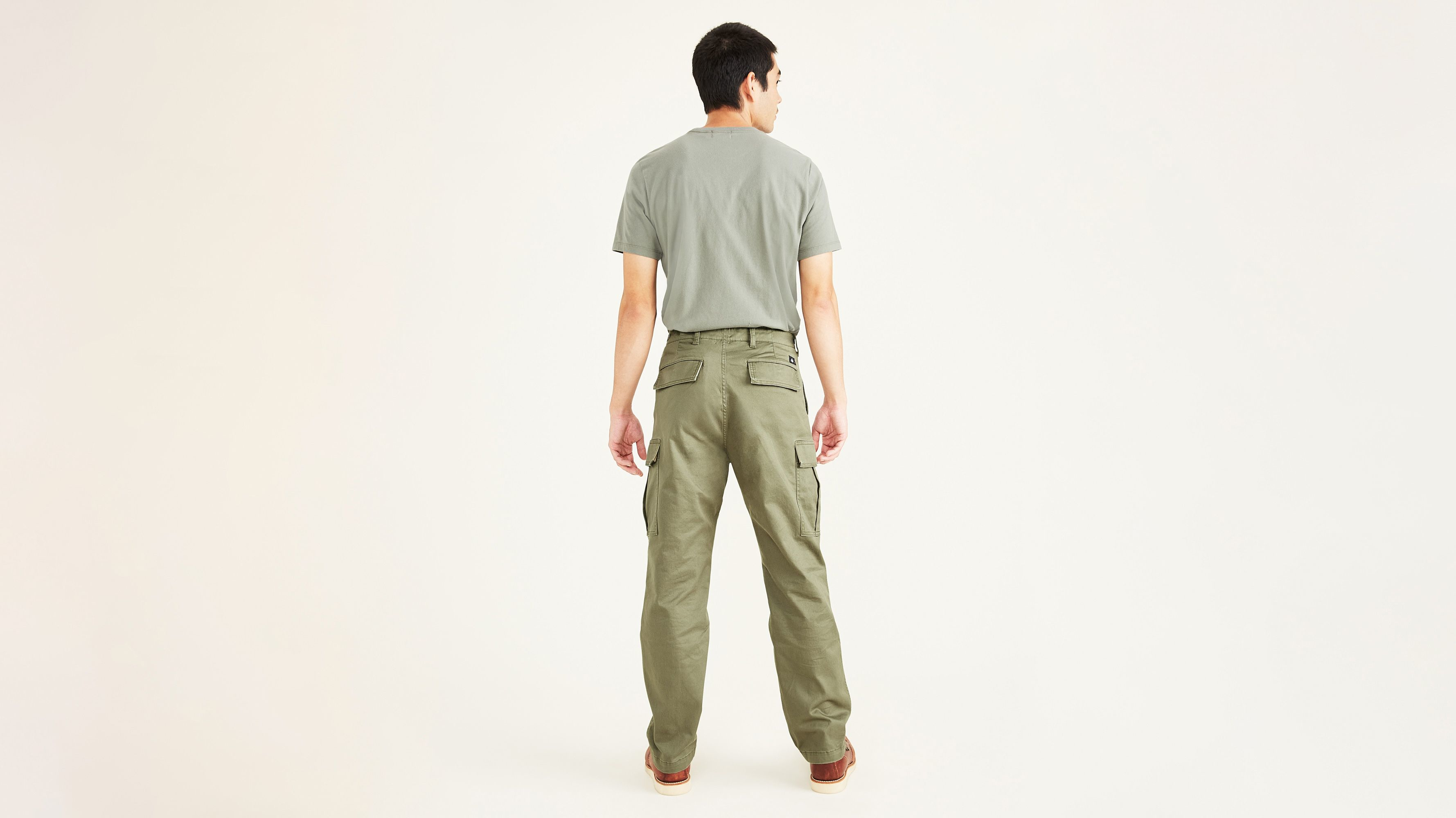 Men's Camouflage Cargo Pants, Stretchable Trousers With 6 Pockets - 30 /  Camouflage