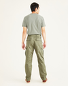 Back view of model wearing Camo Cargo Pants, Relaxed Fit.