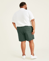 Back view of model wearing Cilantro Ultimate 9.5" Shorts (Big and Tall).