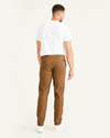 Back view of model wearing Dark Ginger Ultimate Chinos, Athletic Fit (Big and Tall).