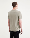 Back view of model wearing Forest Fog Graphic Tee, Slim Fit.