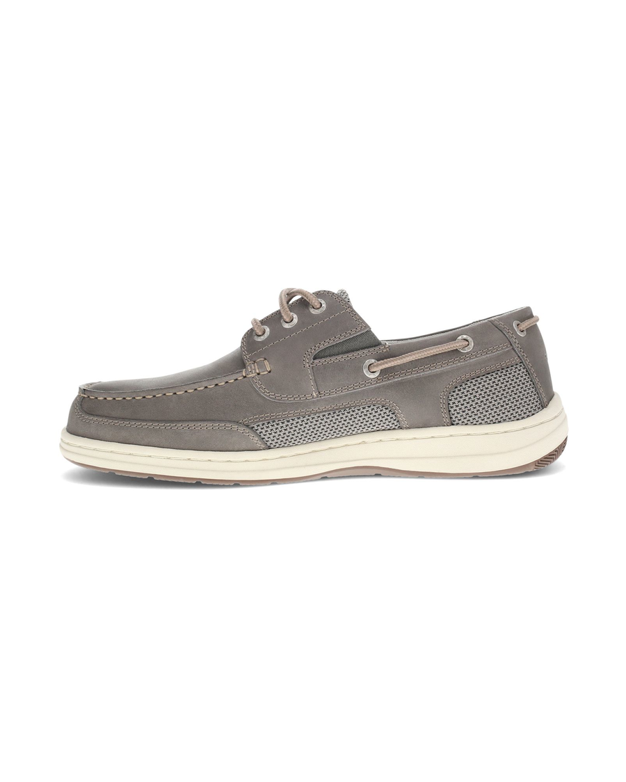View of  Grey Beacon Boat Shoes.