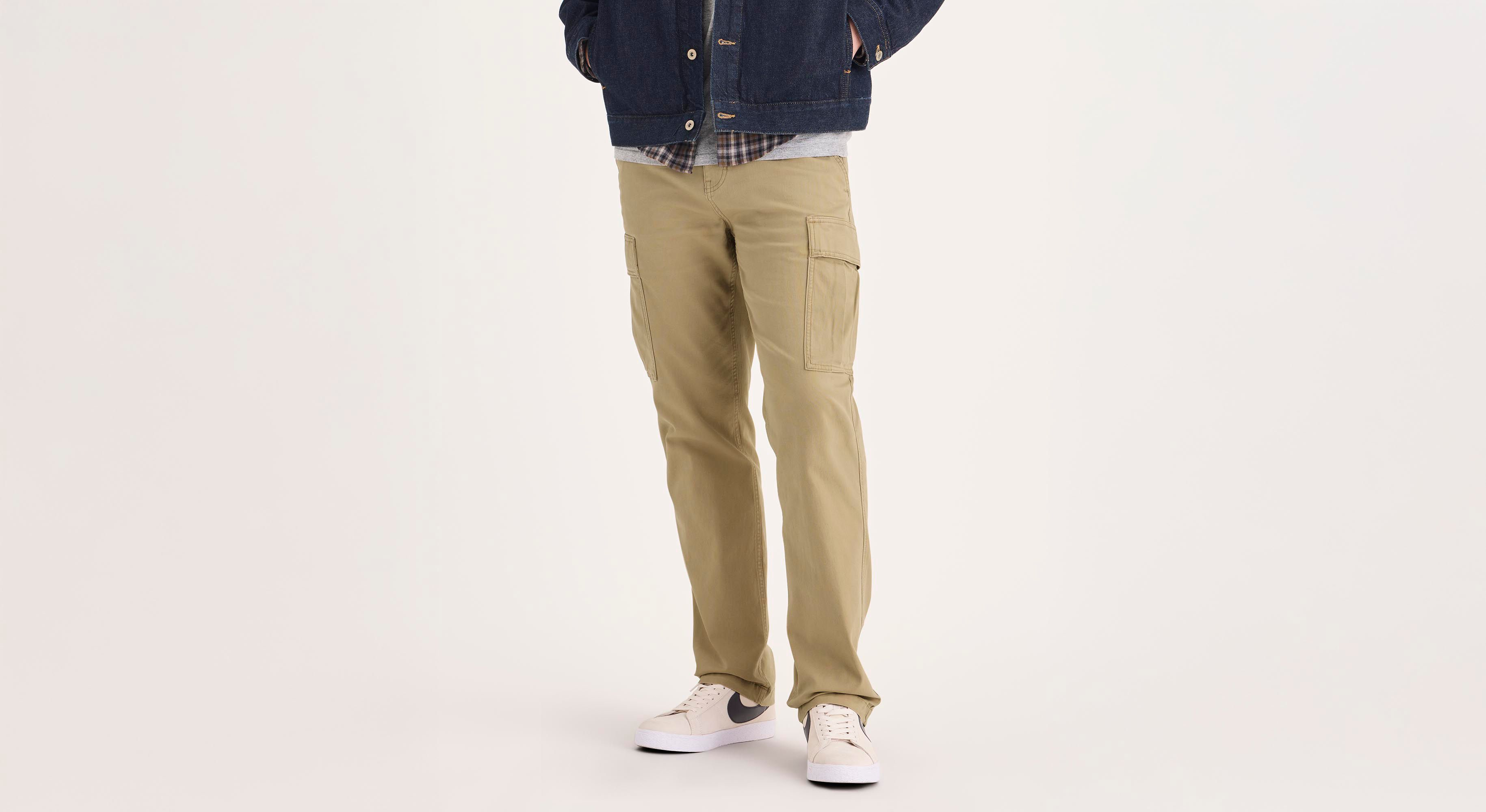 TRITON BASIC CARGO　STONE　M Utility Cargo Pant, Straight Fit – Dockers™