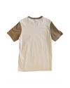 Back view of model wearing Natural & Khaki Dockers® x Transnomadica Tee Shirt.