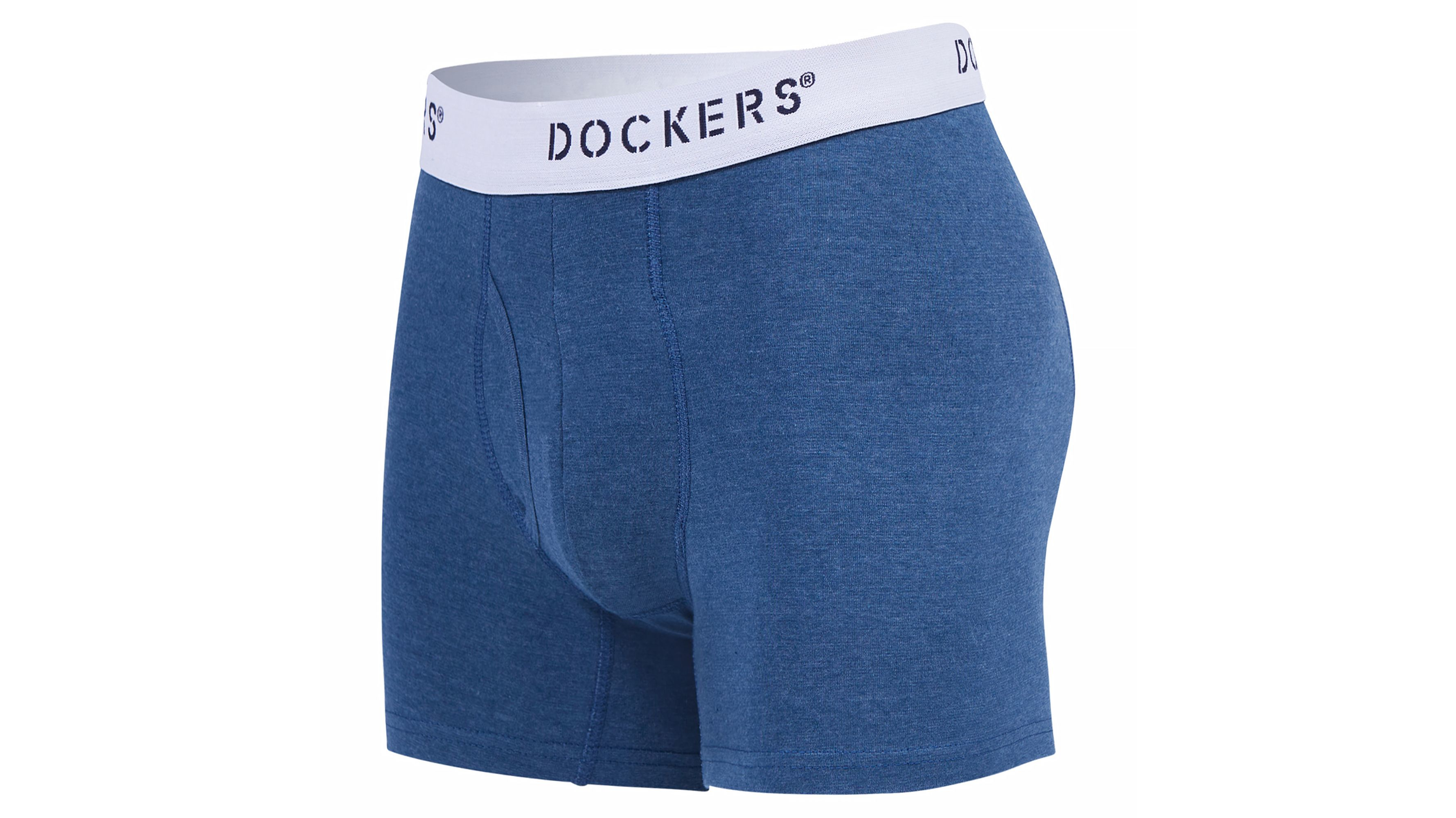 6 MENS DOCKERS COTTON Fly Front Trunks Briefs Boxer Shorts loose fit size  S- XL