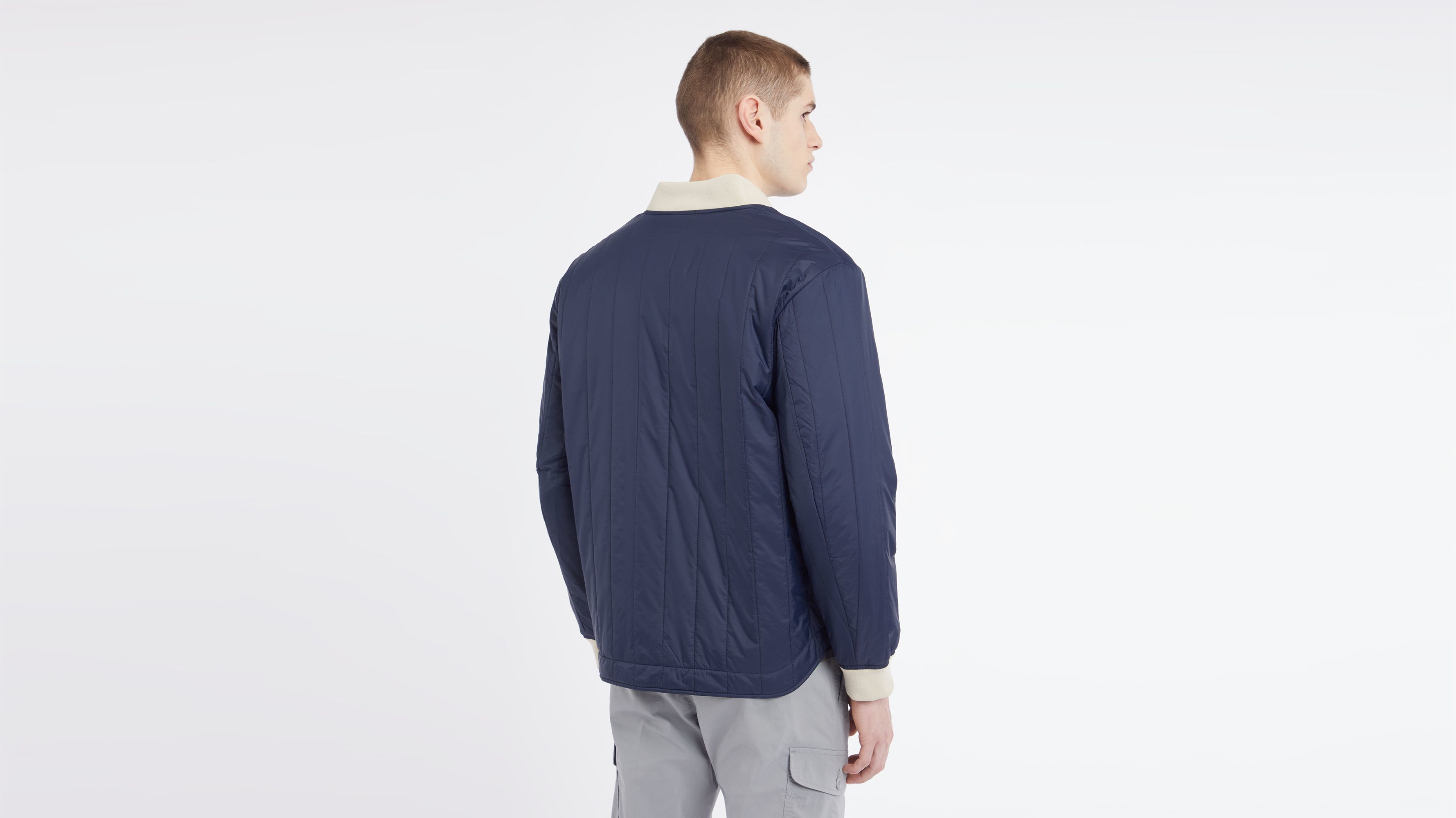 Recycled Nylon Channel Quilted Bomber Jacket – Dockers®