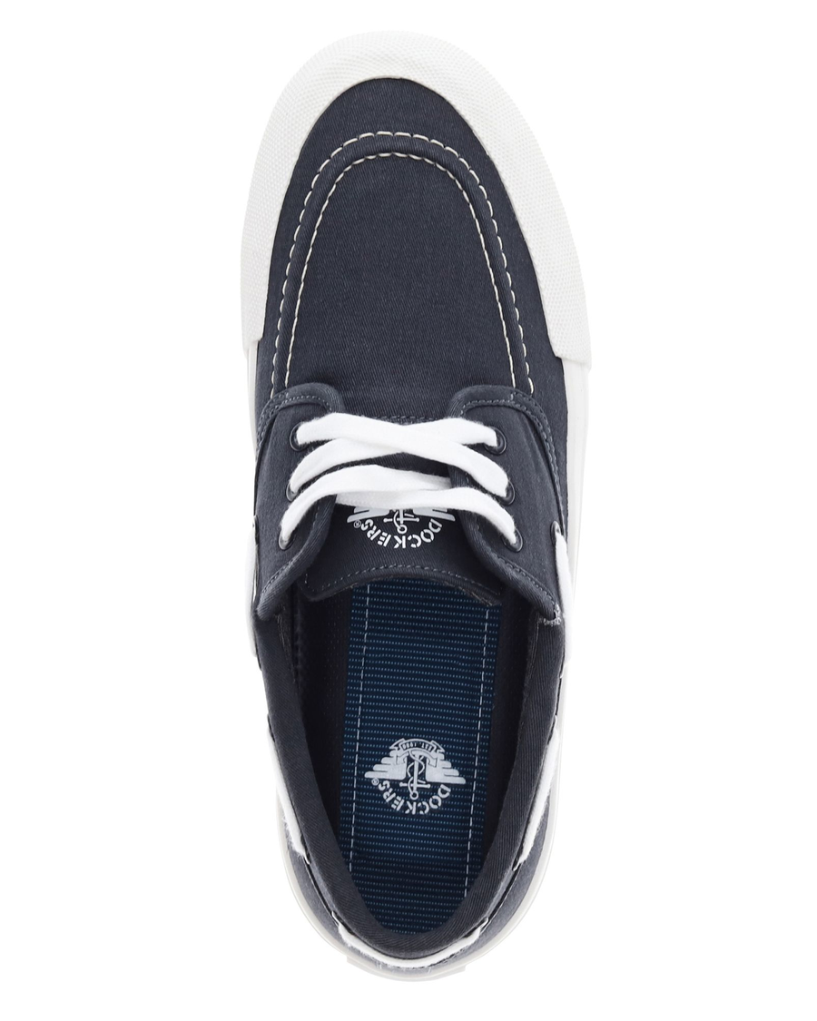 View of  Navy Fenmore Sneakers.