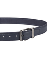 Front view of  Navy Reversible Fabric Belt, 35 MM.
