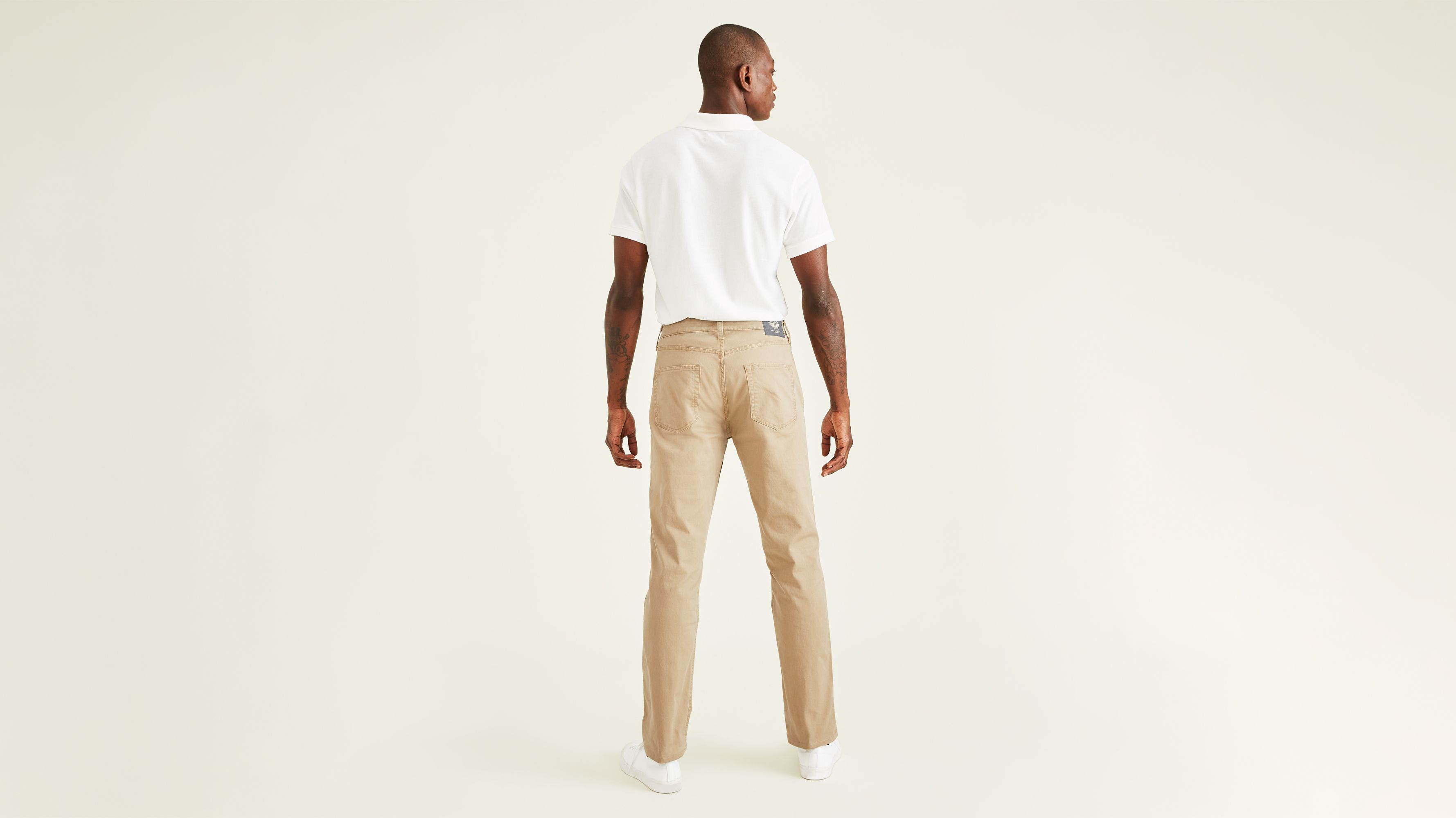 jean cut dress pants Dockers Men's Straight Fit Jean Cut All Seasons Tech Pants