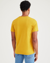 Back view of model wearing Nugget Gold Varsity Arch Graphic Tee, Slim Fit.