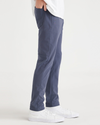 Side view of model wearing Ombre Blue Go Pant, Slim Tapered Fit with Airweave.