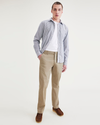 Front view of model wearing Overland Trek Ultimate Chinos, Slim Fit.