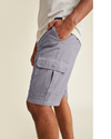 View of model wearing Sea Cliff Perfect Cargo 10.5" Shorts, Straight Fit.