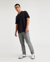 View of model wearing Sharkskin Go Chino, Slim Tapered Fit with Airweave.