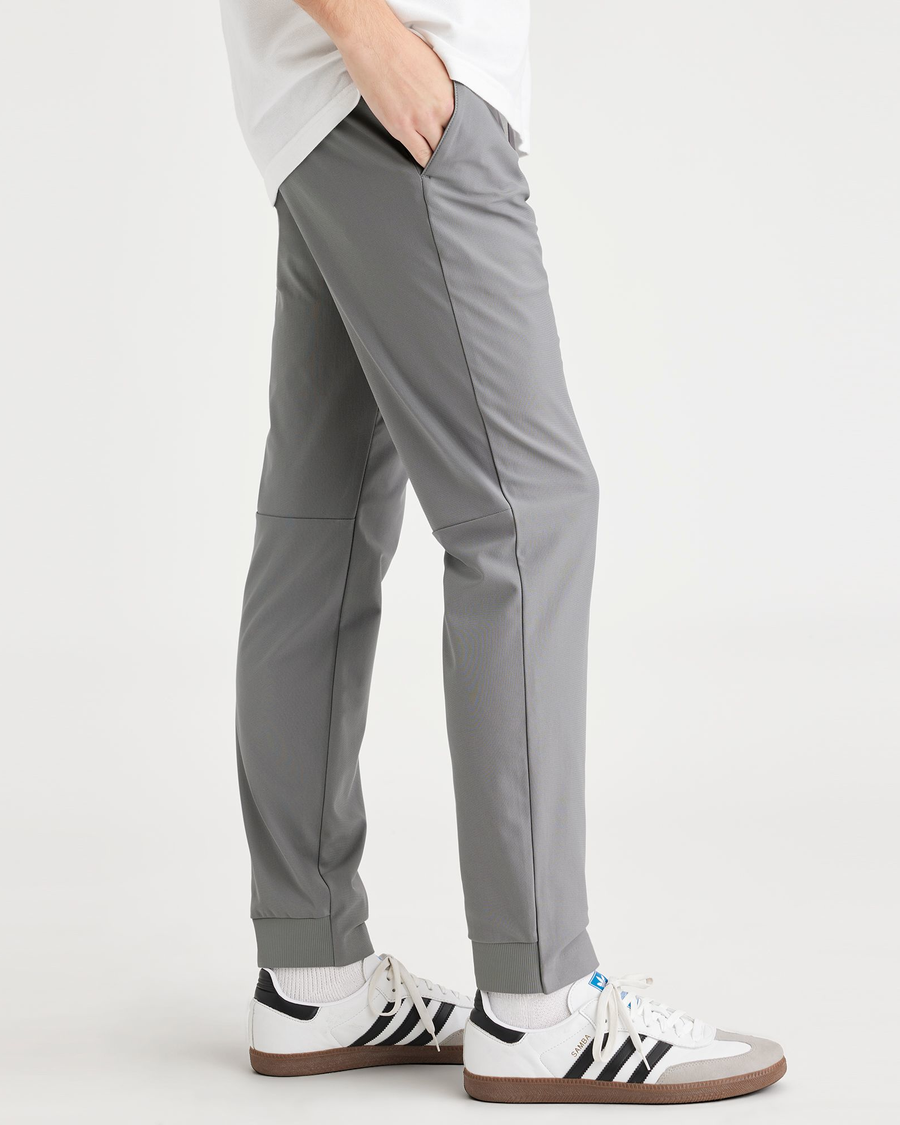 Side view of model wearing Sharkskin Go Jogger, Slim Tapered Fit with Airweave.