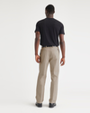 Back view of model wearing Timber Wolf Essential Chinos, Pleated, Classic Fit.