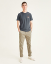Front view of model wearing Timber Wolf Original Chinos, Straight Tapered Fit.