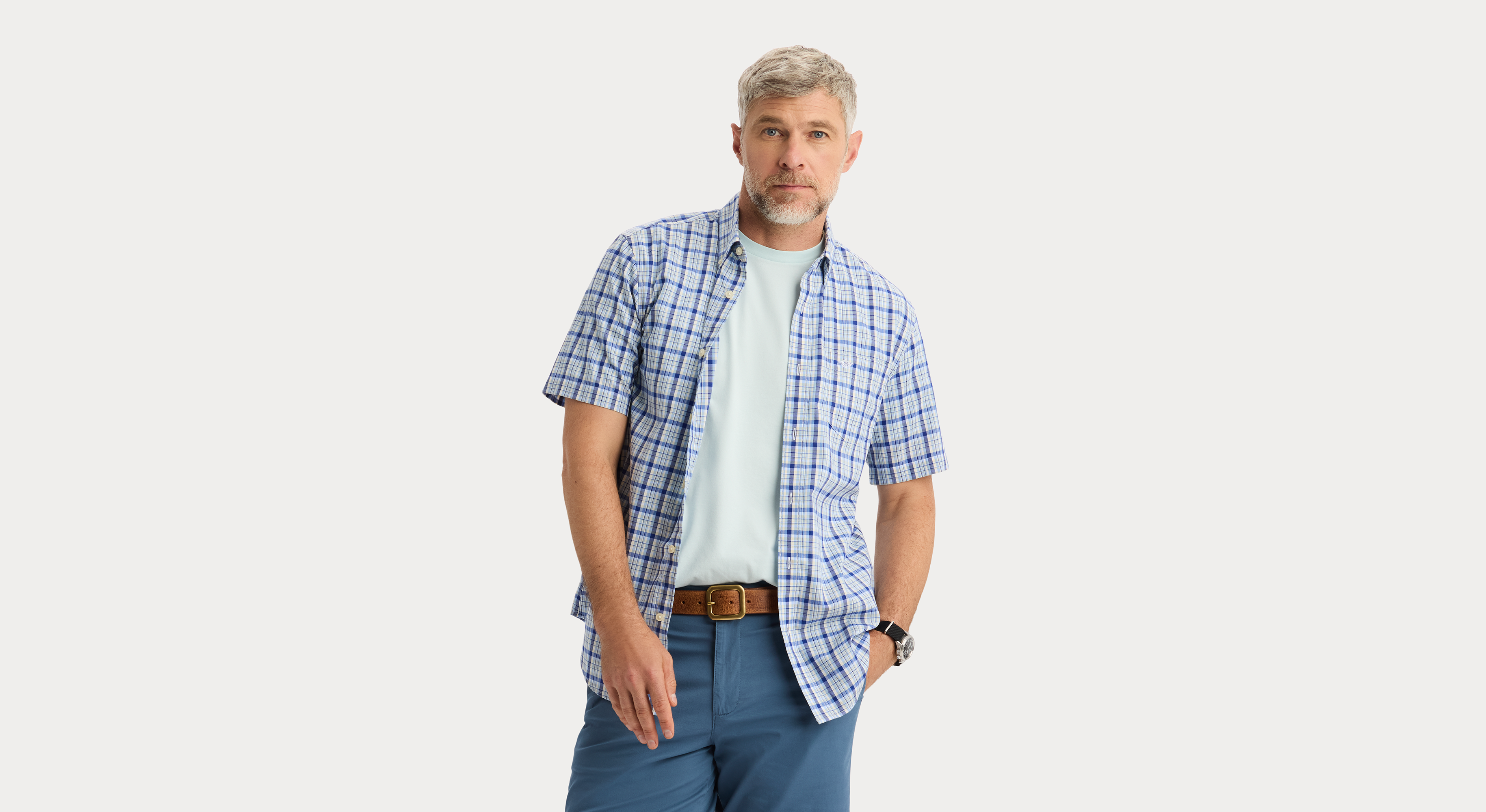 Dockers Signature Stain Defender Shirt - Classic Fit - Men's