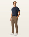 View of model wearing Otter Go Airweave Chino, Slim Fit.