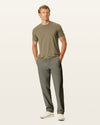 Front view of model wearing Tea Leaf Go Airweave Chino, Slim Fit.