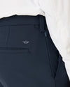 View of model wearing Navy Blazer Go Chino, Slim Fit with Airweave.