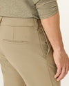 View of model wearing Timber Wolf Go Chino, Slim Fit with Airweave.