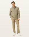 Front view of model wearing Timber Wolf Go Chino, Slim Fit with Airweave.
