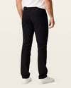 View of model wearing Beautiful Black Go Airweave 5-Pocket, Slim Tapered Fit.