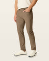 Side view of model wearing Otter Go Pant, Slim Fit with Airweave.