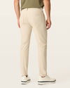 Back view of model wearing Sahara Khaki Go Pant, Slim Fit with Airweave.