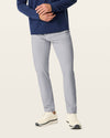 Front view of model wearing Sharkskin Go Airweave 5-Pocket, Slim Tapered Fit.