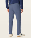 Back view of model wearing Ombre Blue Go Airweave Chino, Straight Fit.