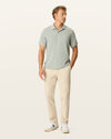 Front view of model wearing Sahara Khaki Go Airweave Chino, Straight Fit.
