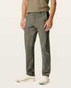 Side view of model wearing Tea Leaf Go Airweave Chino, Straight Fit.