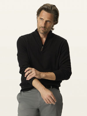 Signature Quarter-Zip Sweater