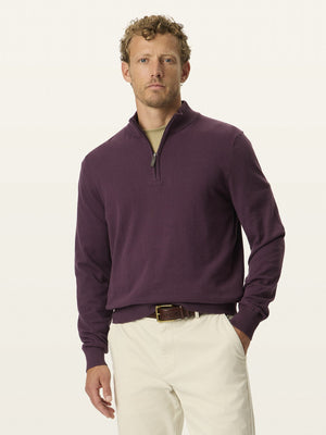 Signature Quarter-Zip Sweater