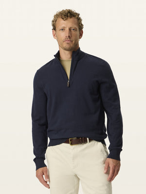 Signature Quarter-Zip Sweater