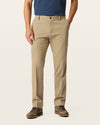 Front view of model wearing Timber Wolf Easy Khakis, Straight Fit.