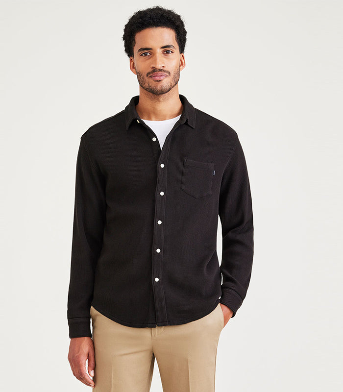 Formal Shirt Men's Long Sleeve Slim Casual Business Button Down Formal Shirt  Men, Black, Medium : : Clothing, Shoes & Accessories