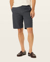 Side view of model wearing Black Perfect 10.5
