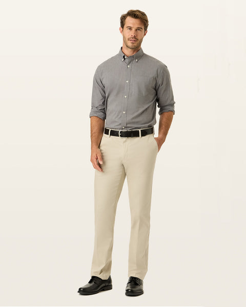 Signature Khakis, Creased, Straight Fit