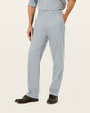 View of model wearing High-Rise Signature Iron Free Khakis, Classic Fit with Stain Defender®.